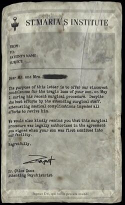 Condolence Letter