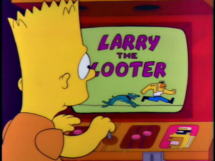 simpsons larry the looter
