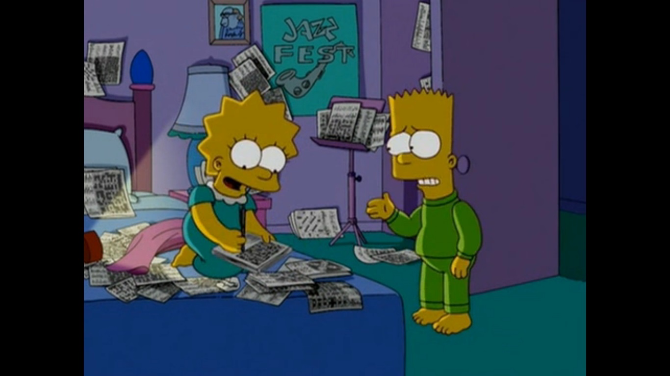 Image Homer and Lisa Exchange Cross Words (035).jpg Simpsons Wiki