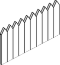 Tapped Out Picket Fence