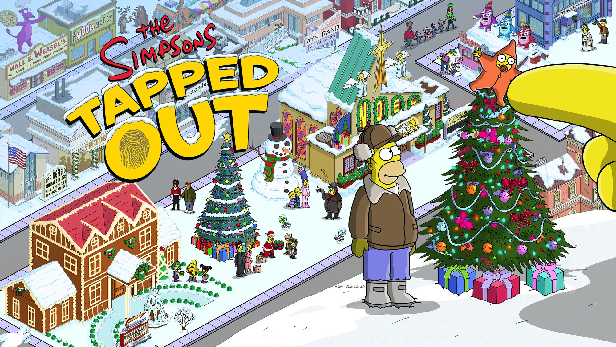 Winter 2015 Event The Simpsons Tapped Out Wiki Fandom powered by Wikia