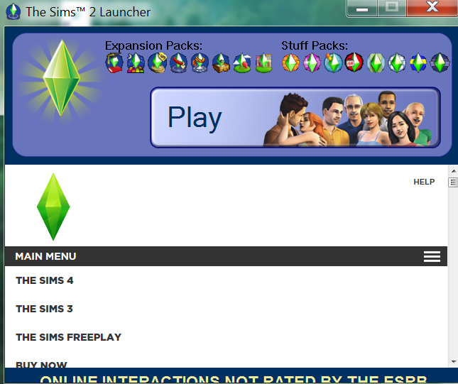 sims 4 launcher gone