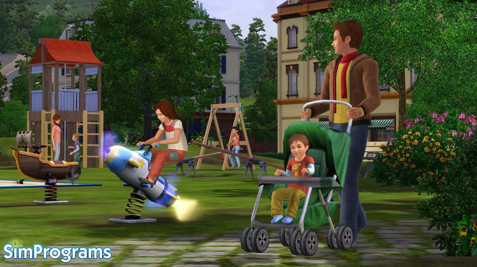 sims 3 comment avoir une poussette