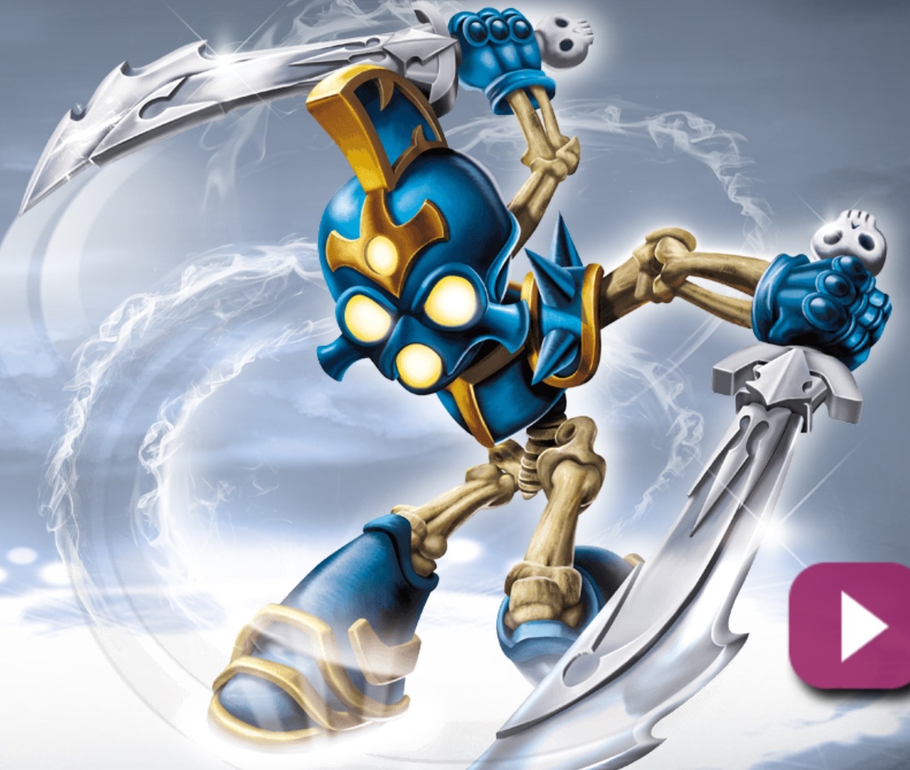 skylander skeleton character