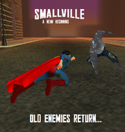 SMANB death of superman poster