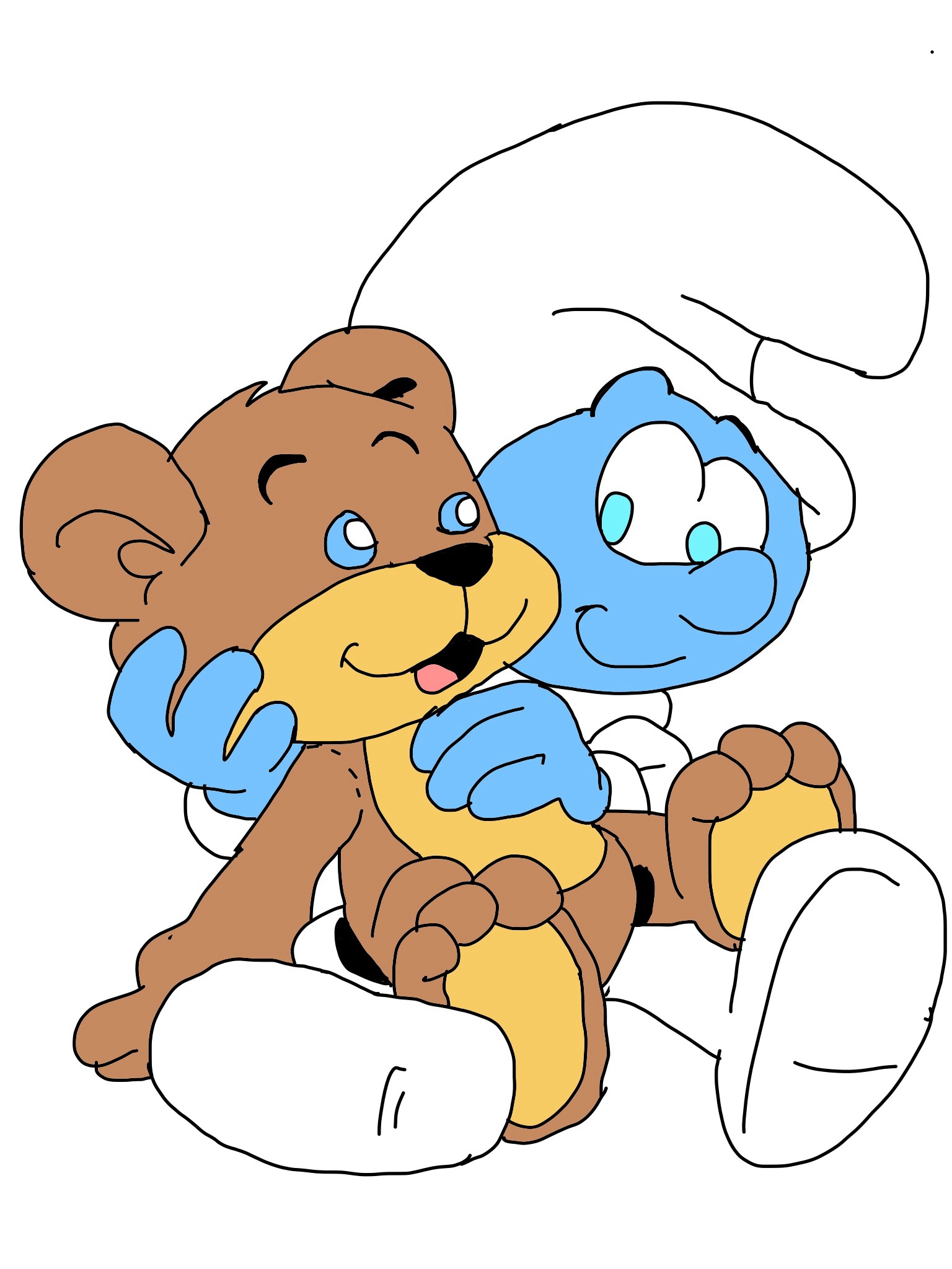 Image result for smurf bear