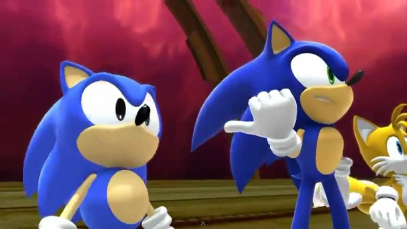 Image - Modern & Classic Sonic.jpg | Sonic News Network | Fandom