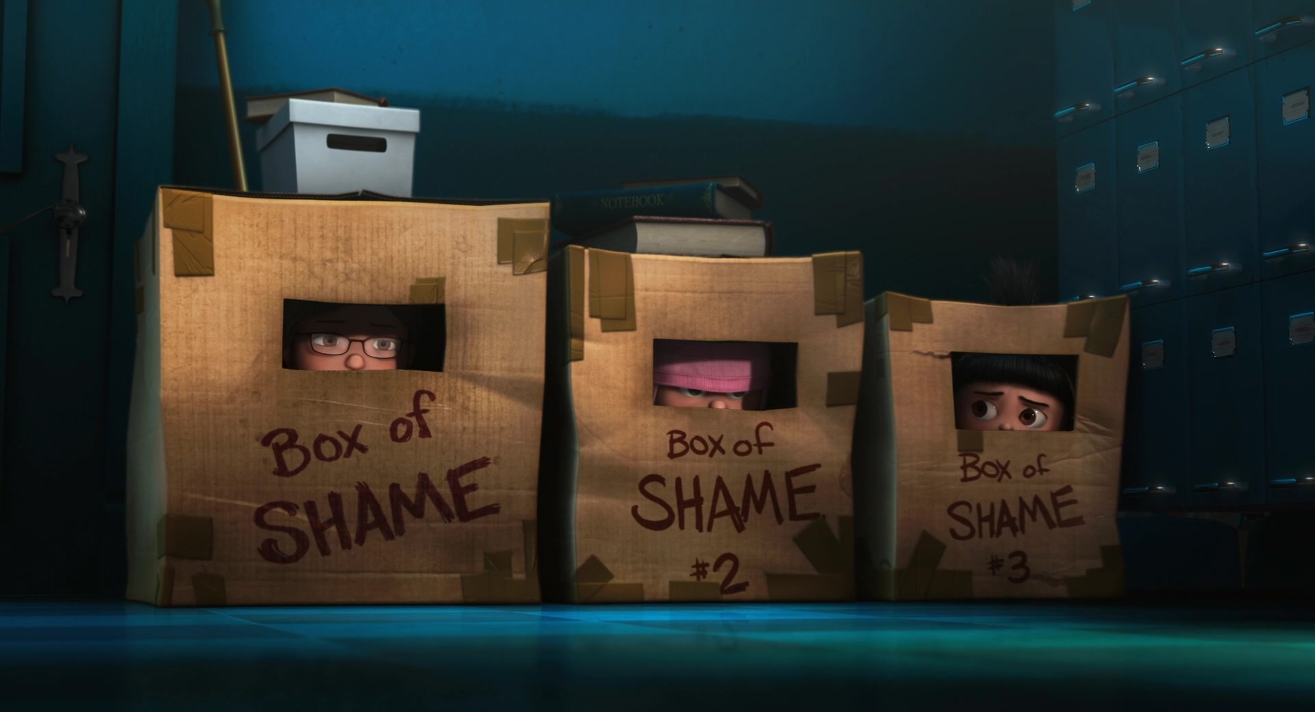 Image Despicable me box of shame.jpg Sonic Fanon Wiki Fandom