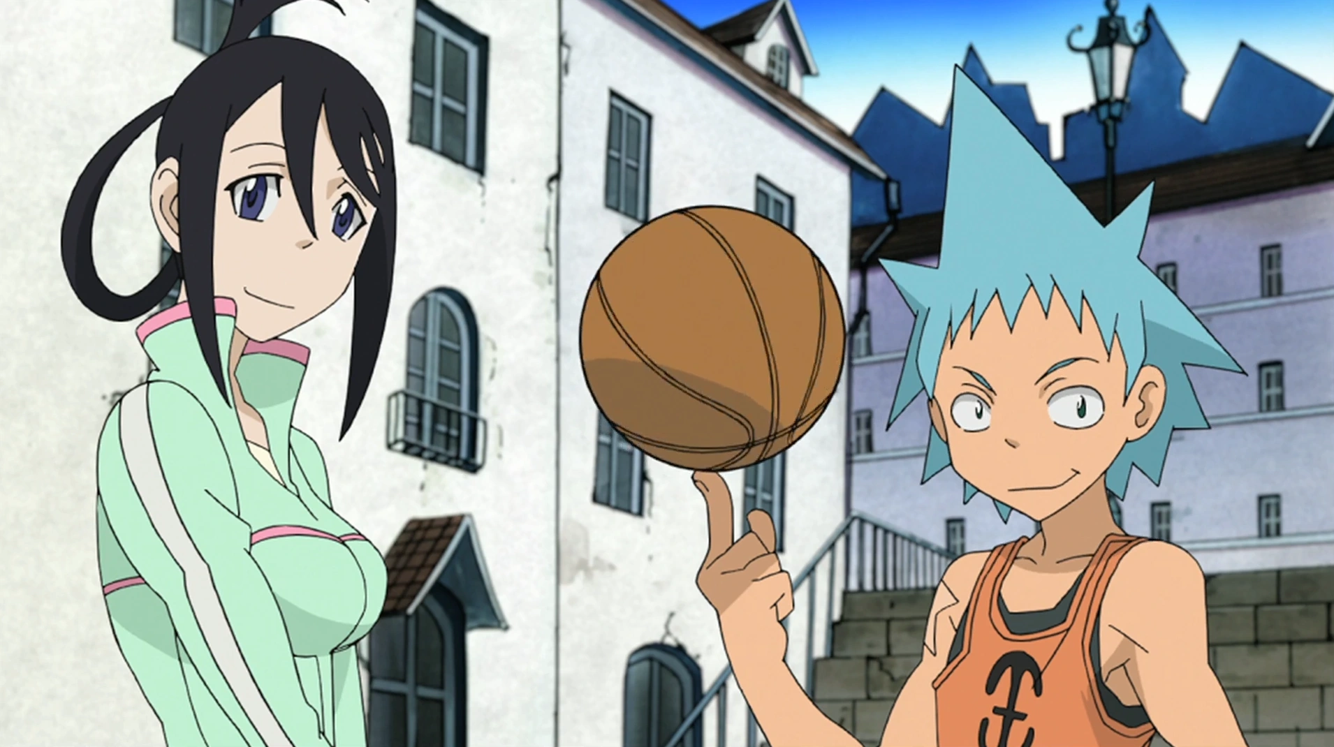 Image Soul Eater Episode 25 HD Tsubaki and Black Star 1.png Soul