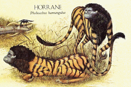 Horrane Primatas que se tornaram predadores, no lugar dos leões