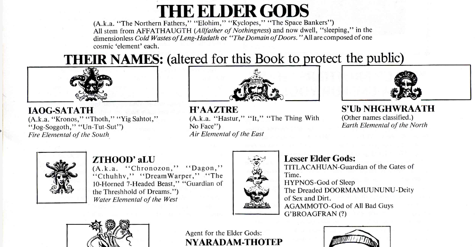 Elder Gods | SubGenius Wikia Clench | Fandom powered by Wikia