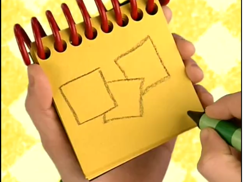 Image First Clue in Joe Gets a Clue.PNG Blue's Clues Wiki Fandom