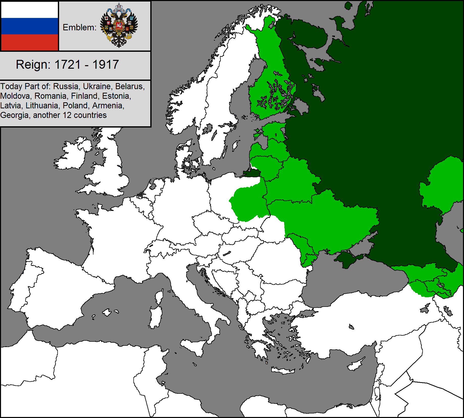 Russian Empire With 26