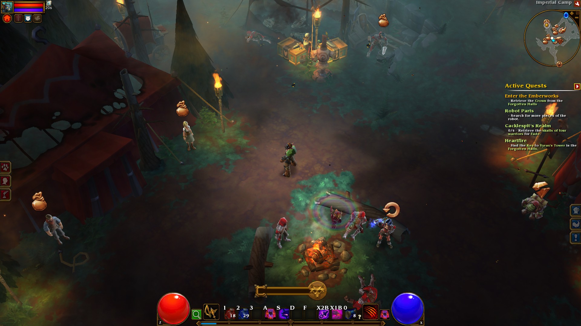 torchlight game dnd