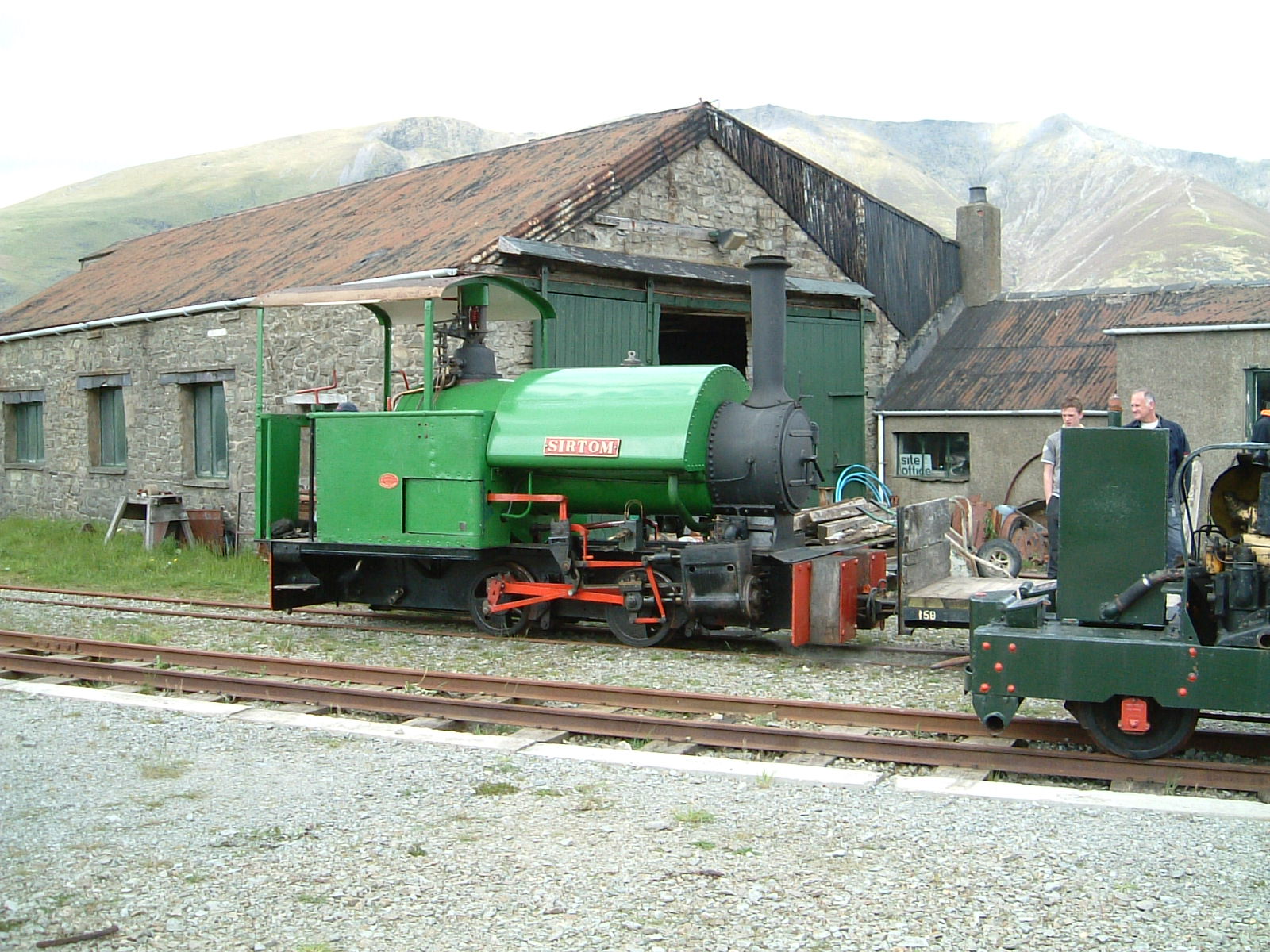 File Sir Tom a narrow gauge steam locomotive at Threlkeld Quarry