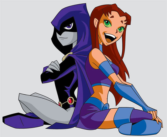 Raven Starfire Teen Titans Go