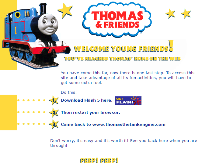 thomas trainz content websites