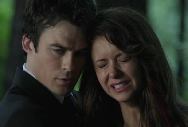 Image Elenaanddamonfuneralscene.jpg The Vampire Diaries Wiki
