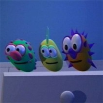 the monsters from junior 39 s closet veggietales it 39 s for veggietales toy saved christmas