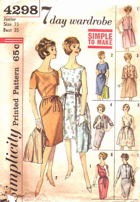 Simplicity 4298 pattern