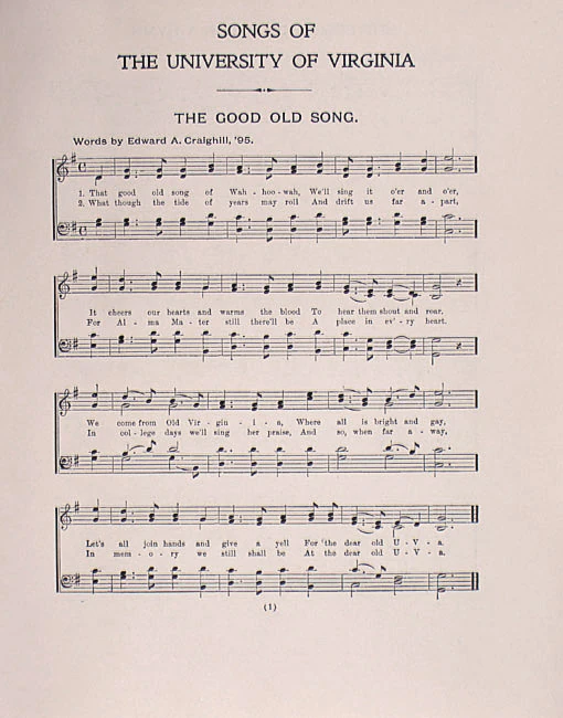 The Good Old Song Virginia Glee Club Wiki FANDOM powered by Wikia