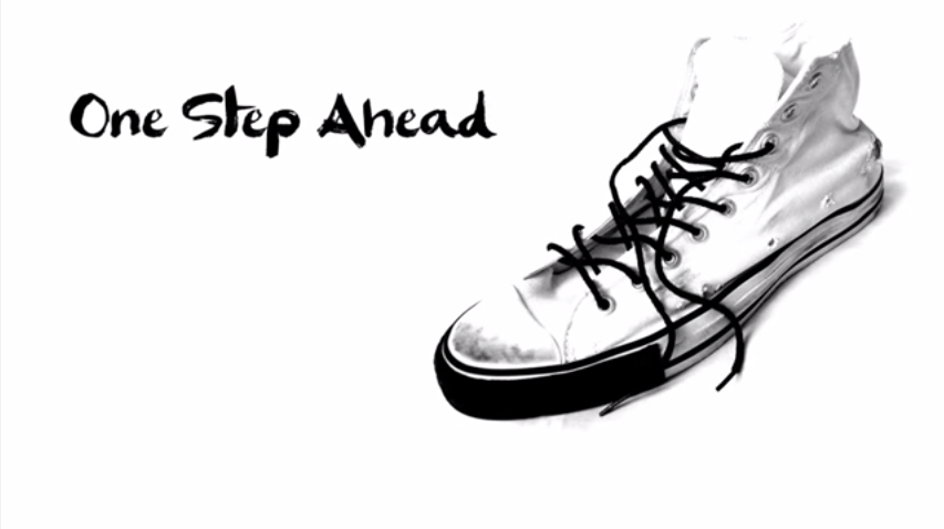 a/one step aˈhead (of somebody/something) when you are one step ahead of somebody/something, you manage to avoid them or to achieve something more quickly than they do: One of the reasons why they’re so successful as a business is because they always seem to be one .