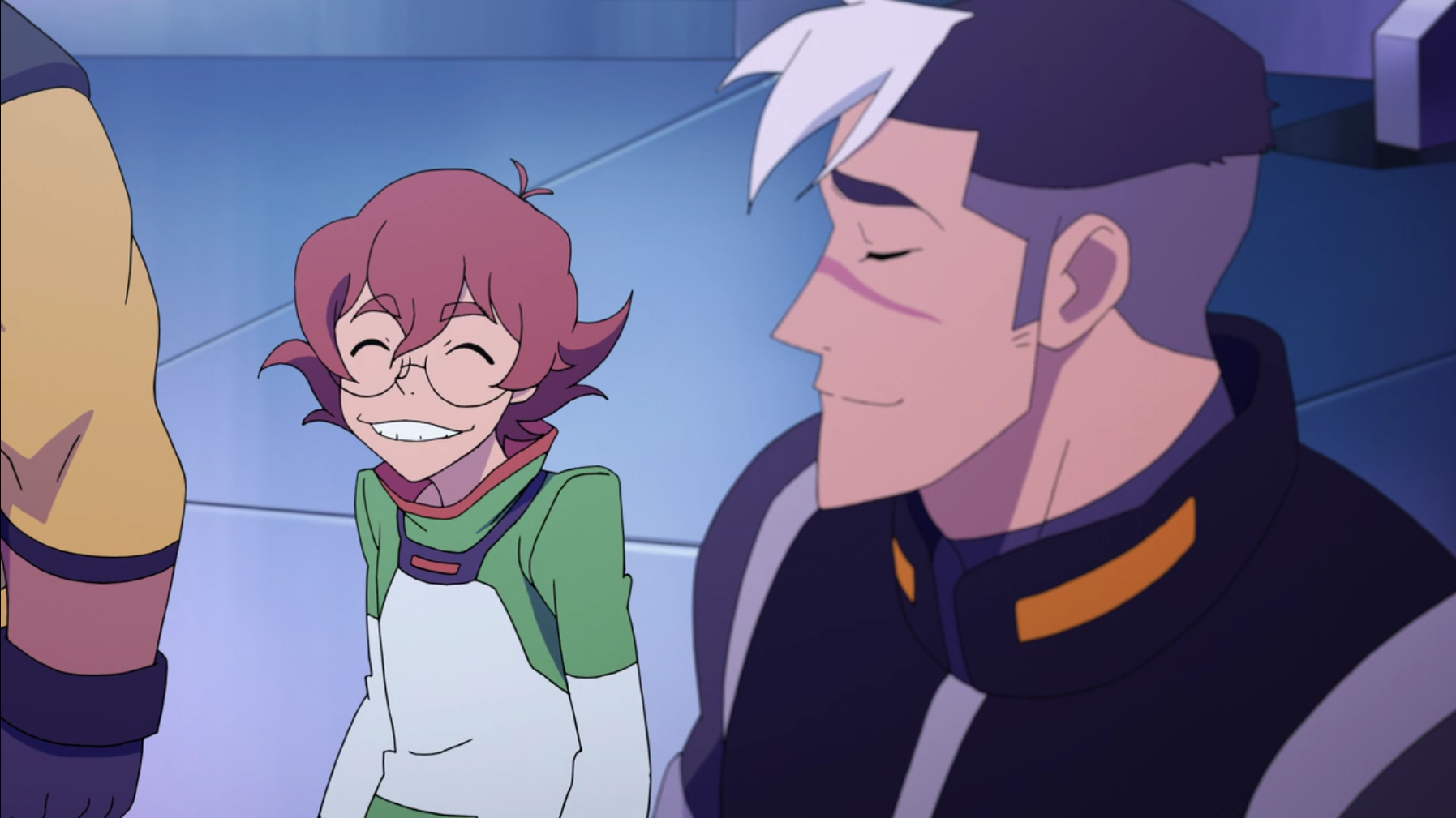 Image - 156. Pidge and Shiro sharing grin.png | Voltron Wiki | FANDOM