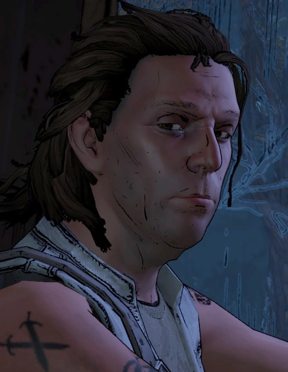 Rufus Brand on his left shoulder, can just about see it on this picture