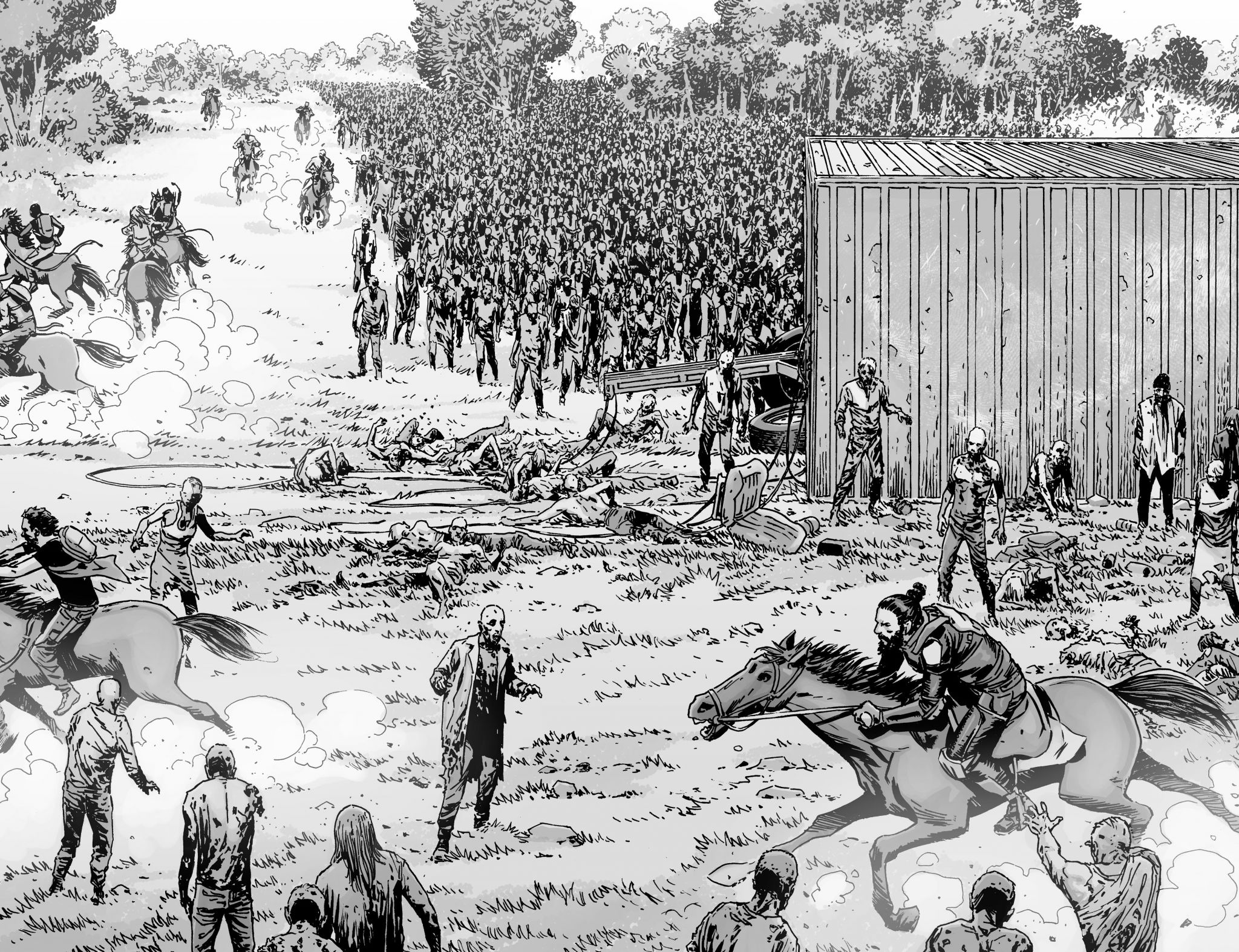 Image result for walking dead comic herding