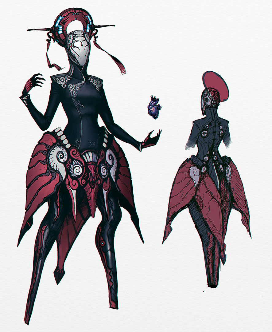 warframe美少女浮印,warframe二次元头像 ember"s deluxe skin:warframe