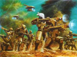 Tau Fire Warriors Battle