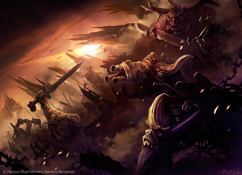 Image - Nurgle Daemon Legions by nstoyanov.jpg | Warhammer 40k | FANDOM
