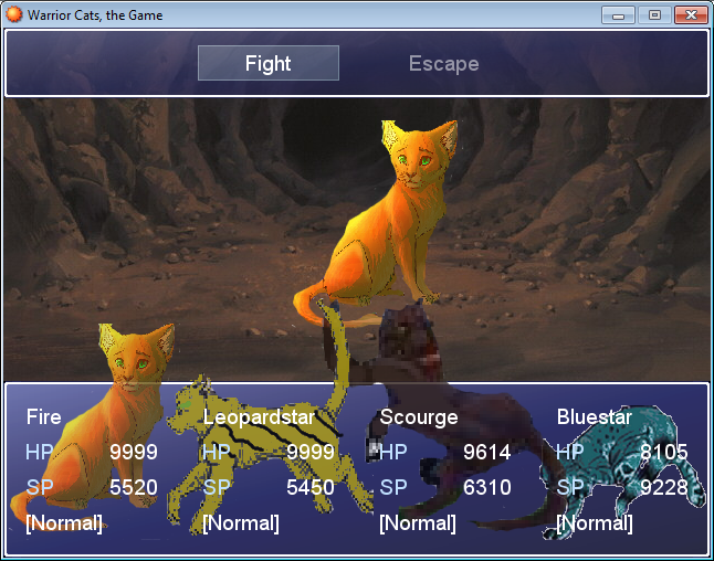 Create your own villain  Warrior Cats Video Game