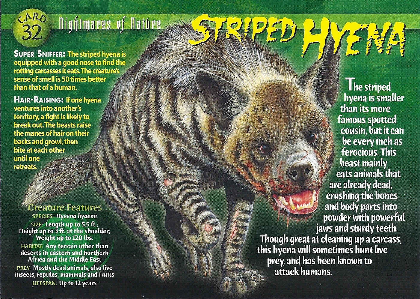 Striped Hyena | Wierd N'wild Creatures Wiki | FANDOM powered by Wikia