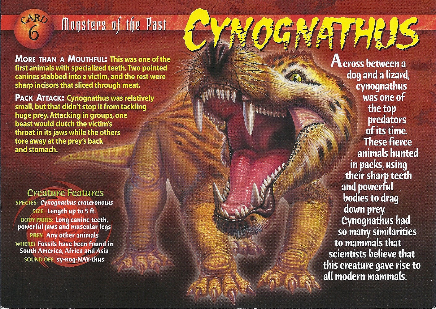 Cynognathus | Wierd N'wild Creatures Wiki | FANDOM powered by Wikia