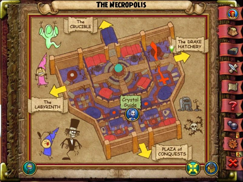 Image Stone Rose The Necropolis Map.png Wizard 101 Wiki Fandom