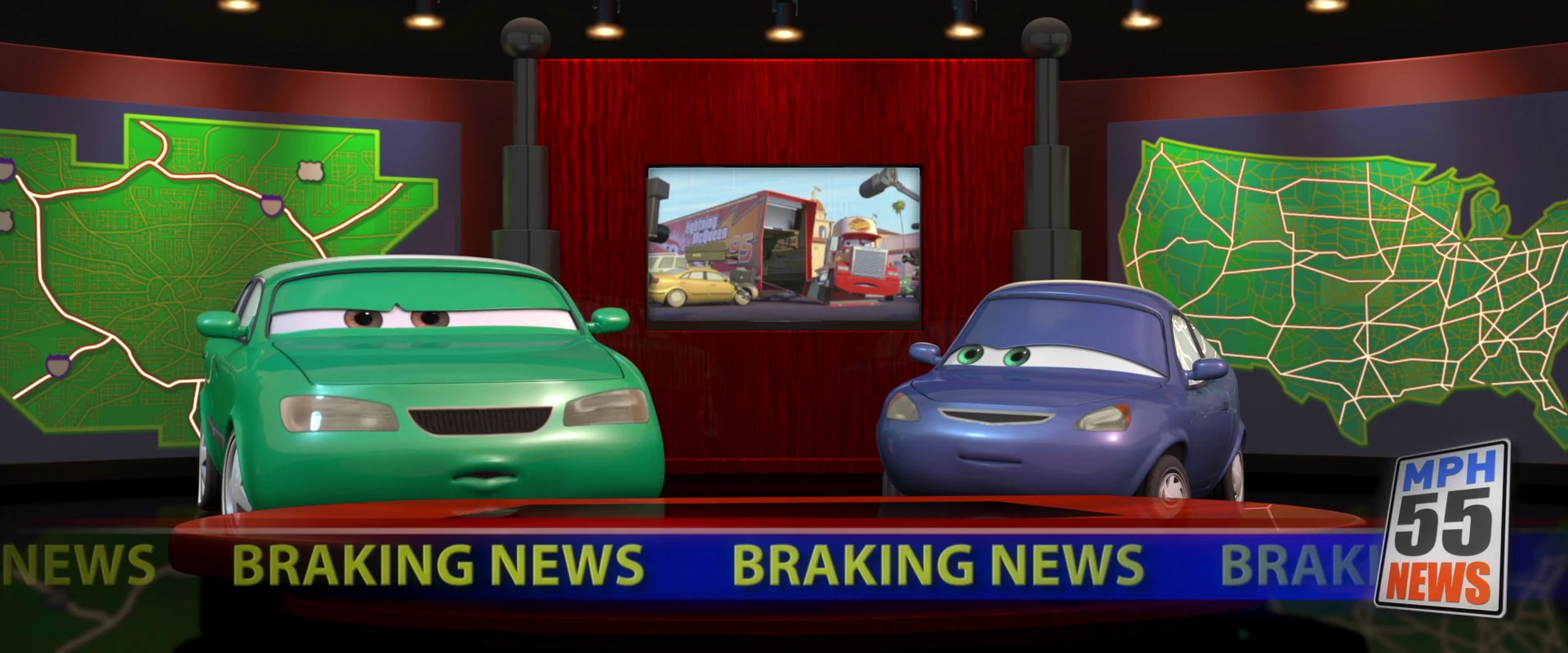 MPH 55 News World of Cars Wiki FANDOM powered by Wikia