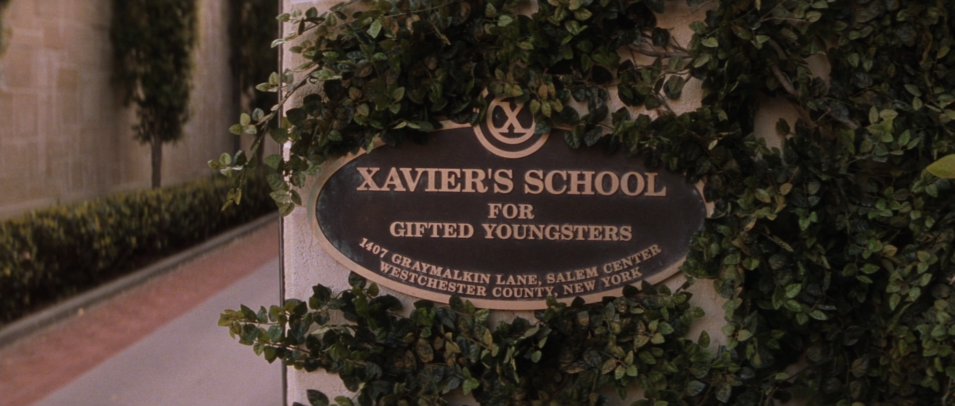 Image Xavier's School Sign (XMen 2000).png XMen Movies Wiki