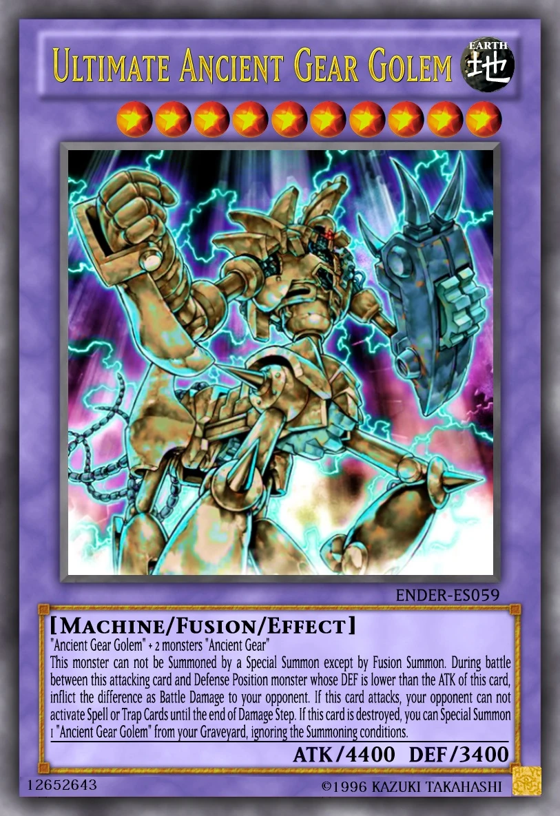 Ultimate Ancient Gear Golem Wikia YuGiOh! tiếng Việt Fandom