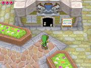 Link delante da la tienda de Hyrule.png