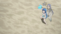 Leviathan aiming her spear