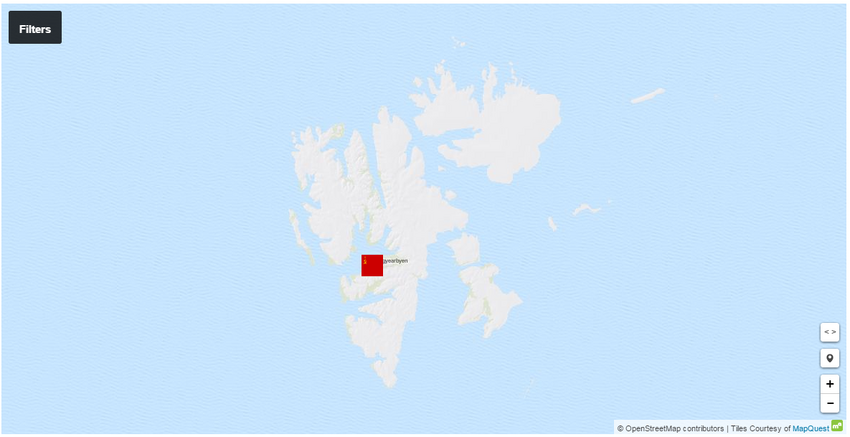 Spitzbergen attacked .1