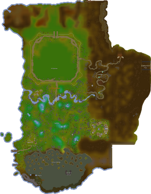 Tirannwn map