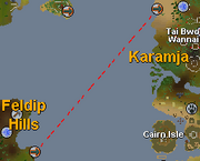 Ogre boat ride path