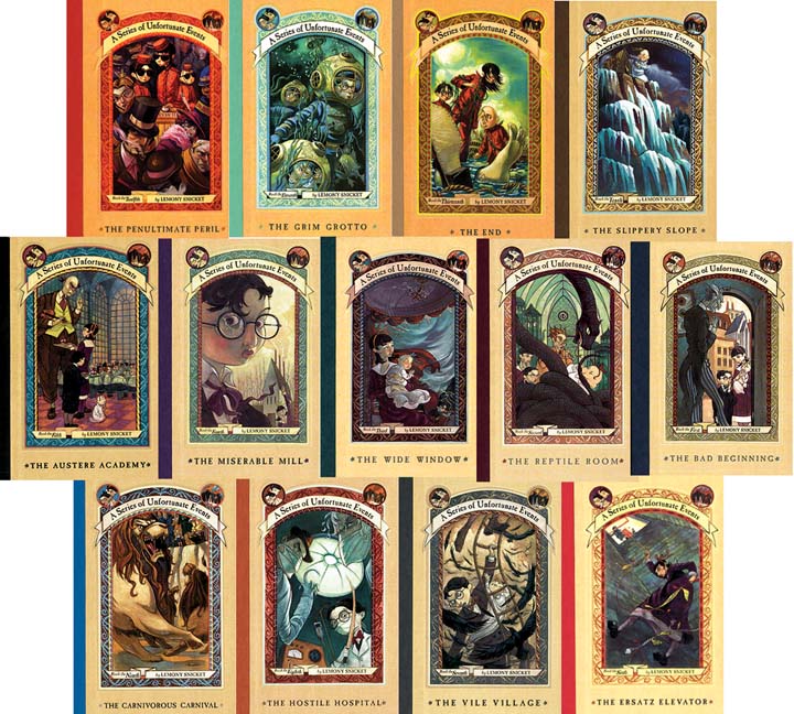 Image result for a series of unfortunate events books