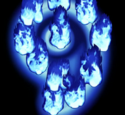 Blue magatama