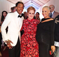 Adele and Wiz Khalifa