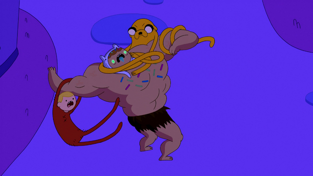 File:S5e10 Finn and Jake attack Candy Person.png