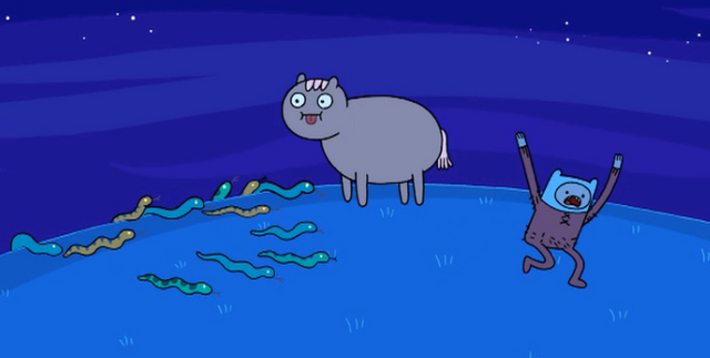 File:S2e2 Finn running from snakes.png