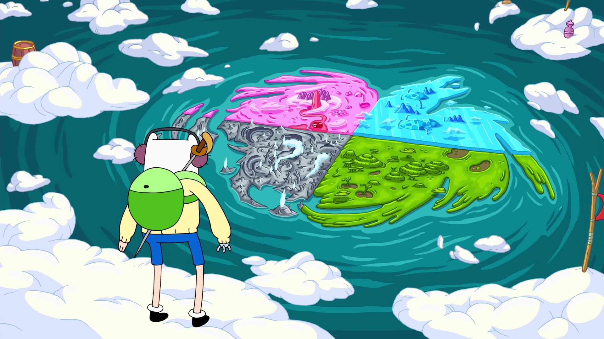Image - The Land of OOO 4 Elemental Zones (1).png  Adventure Time Wiki 